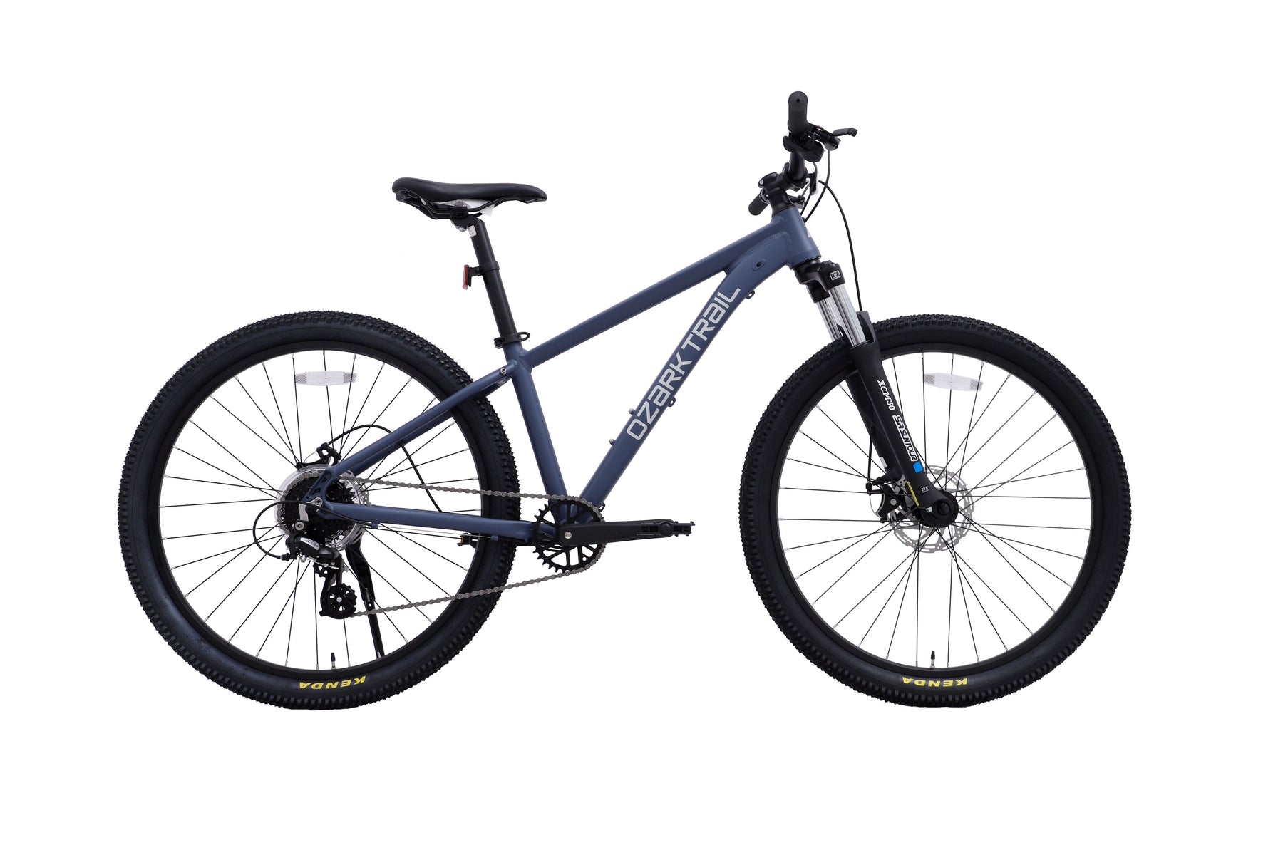 27.5" Ozark Trail M.2 Ridge Mountain Bike, Medium Frame, Fits Riders 5'3" - 5'8", Blue, Adult, Unisex