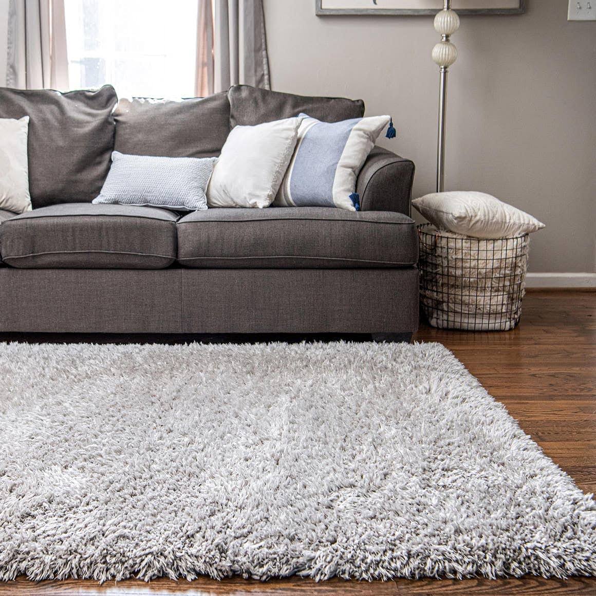 Infinity Shag Ash 9x12 Large Area Rug